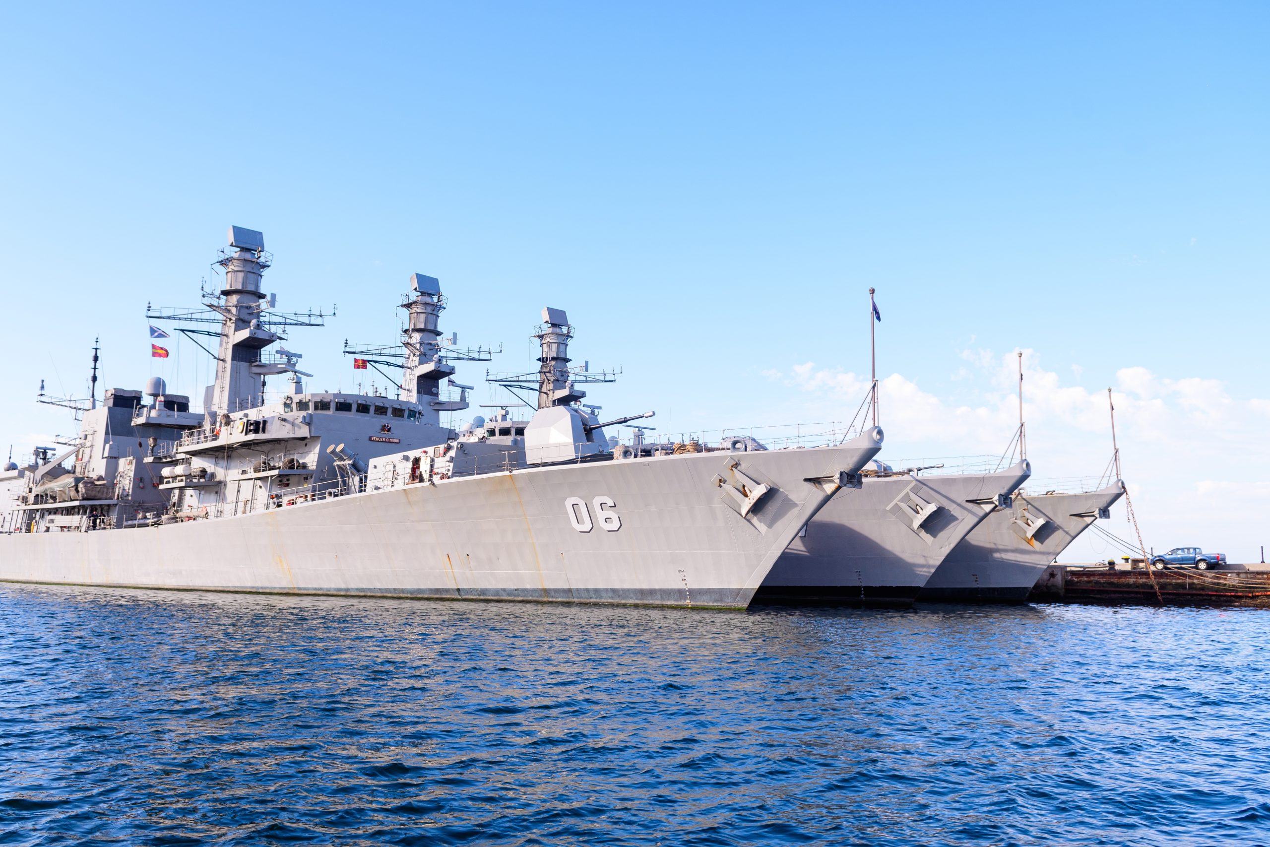 Valparaiso,,Chile.,10th,January,,2023:,Chilean,Warship,Is,Docked,In